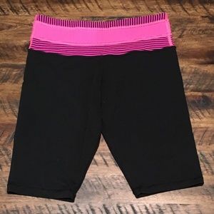lululemon spandex running shorts